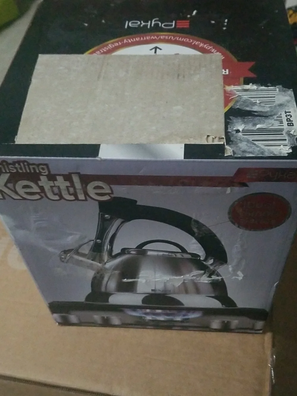 Stainless Steel Whistling Kettle - Silver